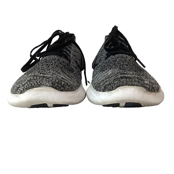Nike Free RN Flyknit-Women's 9-'Oreo' Black/White Knit Running Shoes- 831017-001 - Picture 2 of 8